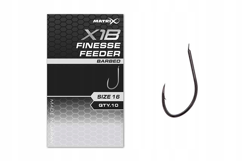 Haczyki Matrix X1B Finesse Feeder Roz 12 10szt GHK203