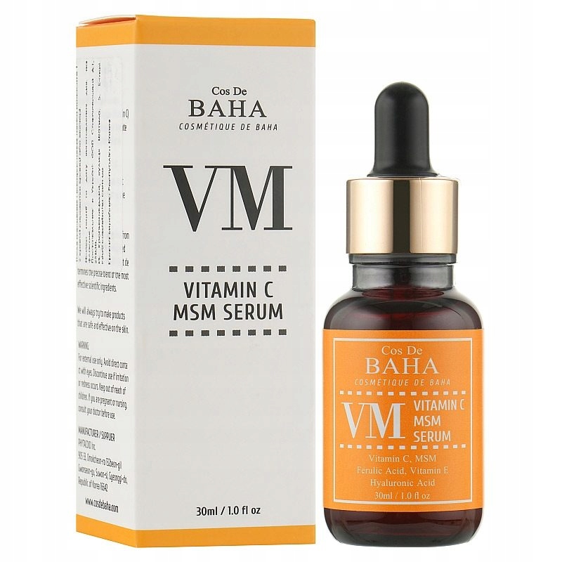 COS DE BAHA - Vitamin C MSM Serum, 30ml rozjaśniające serum do twarzy — 6