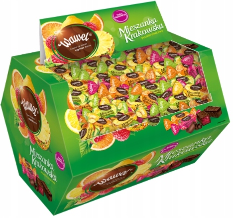 Levně Bonbóny Wawel Krakovská směs 2,8 kg Karton