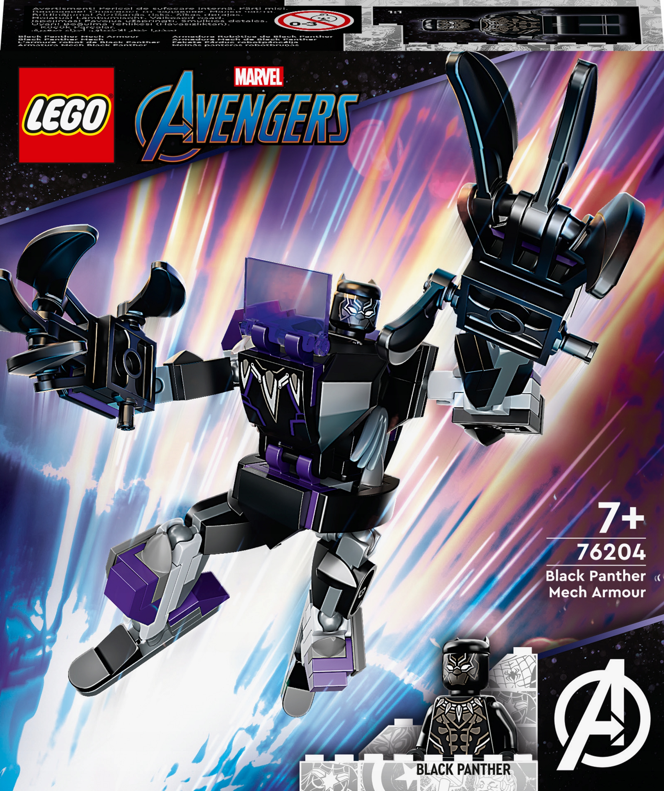 

Lego Marvel Mechanicz zbroja Czarnej Pantery 76204