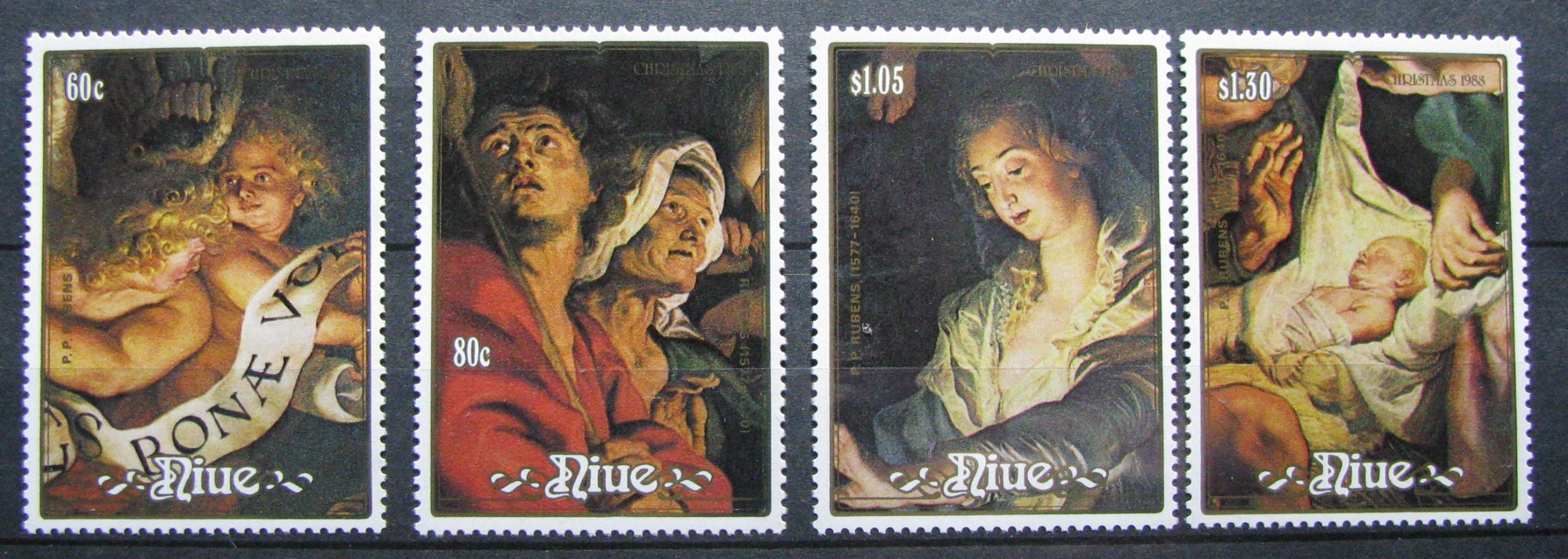 NIUE - Mi 737-740 ** - Boże Narodzenie