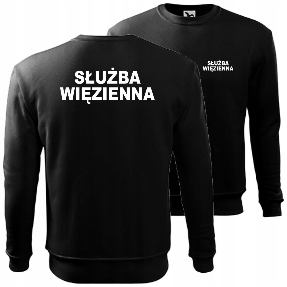 

Męska Bluza Klasyczna Służba Więzienna Sw