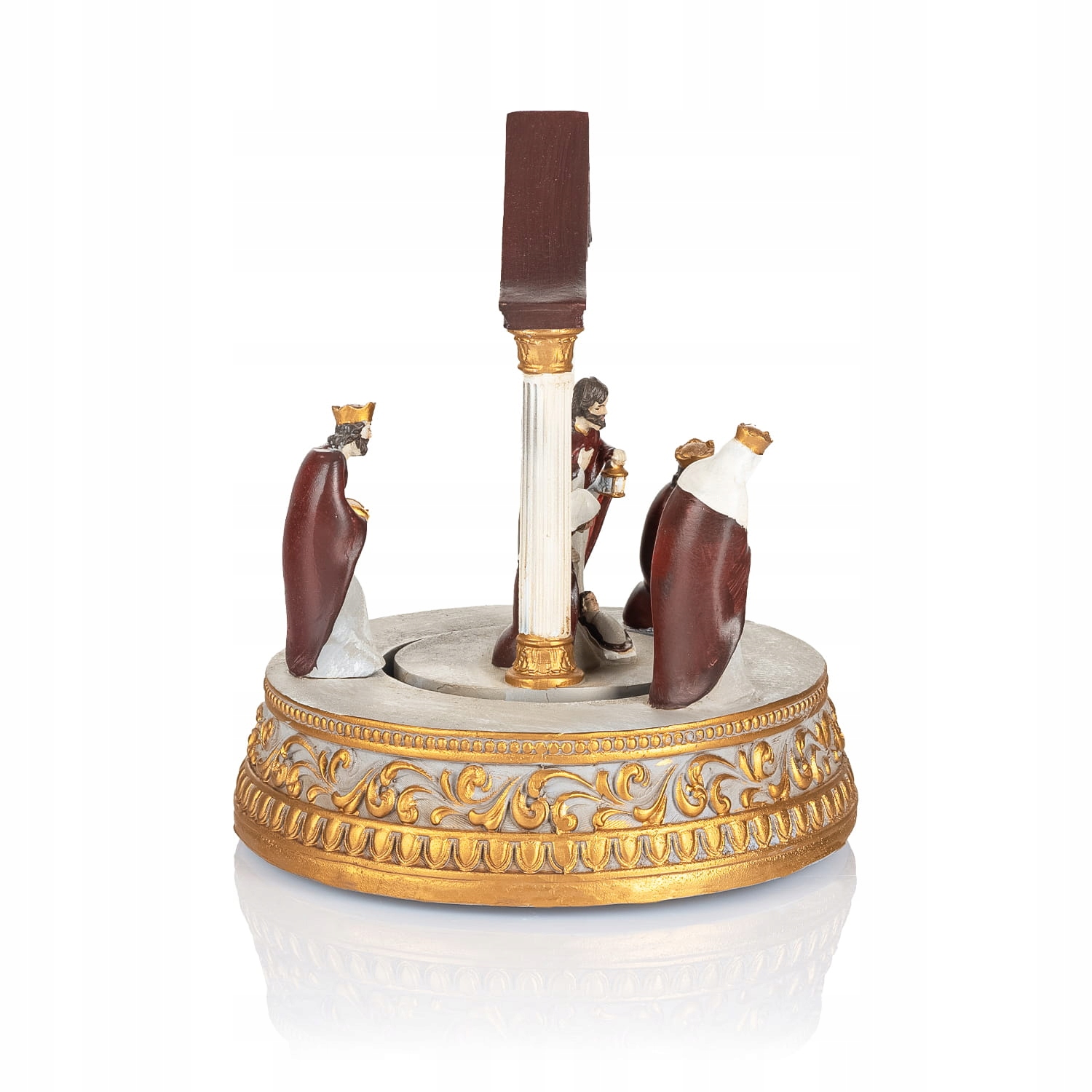 Wyjątkowa SZOPKA ŚW. RODZINA Trzech Króli nakręcana POZYTYWKA Marka J&S