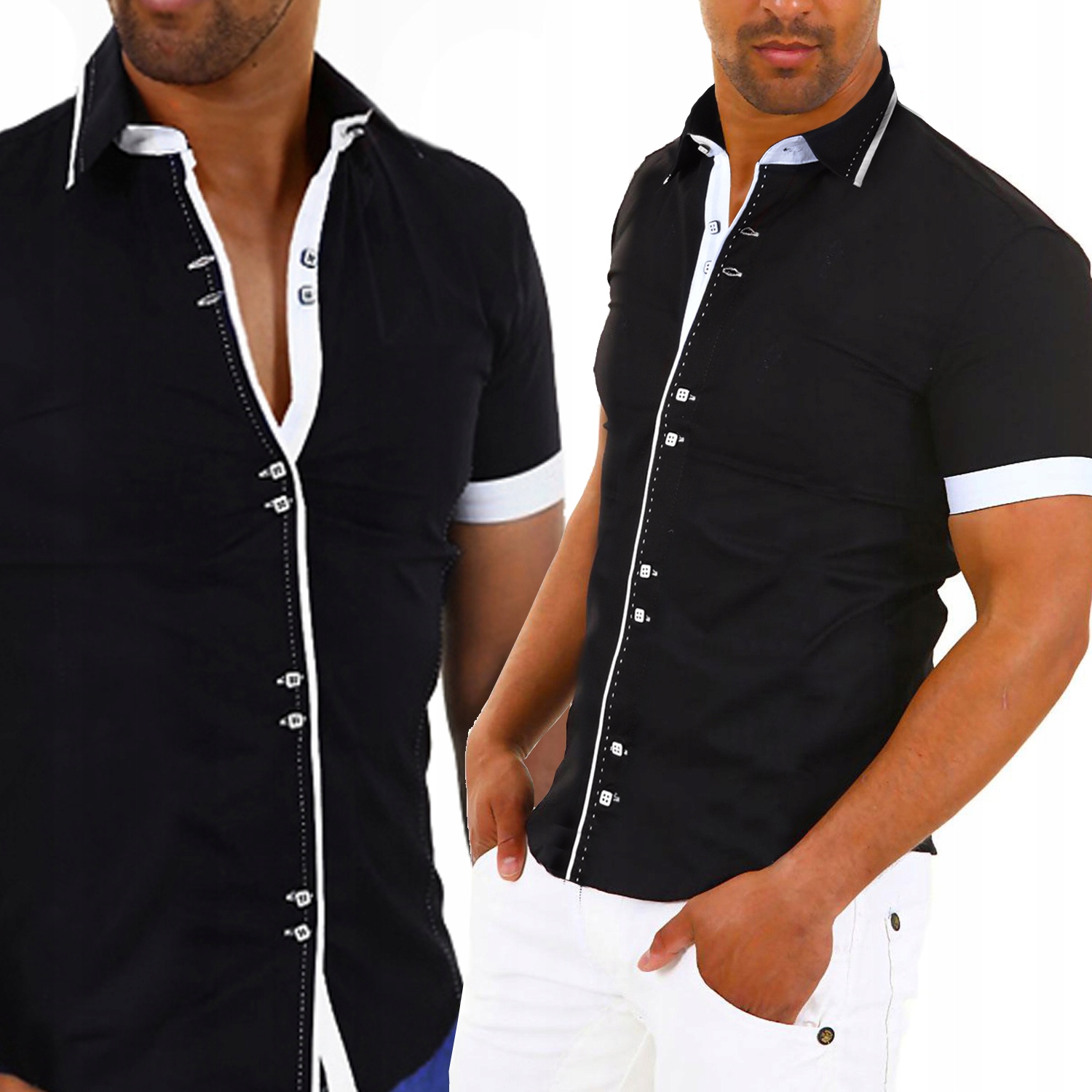 

Koszula Męska Casual Regular Ślub Wesele