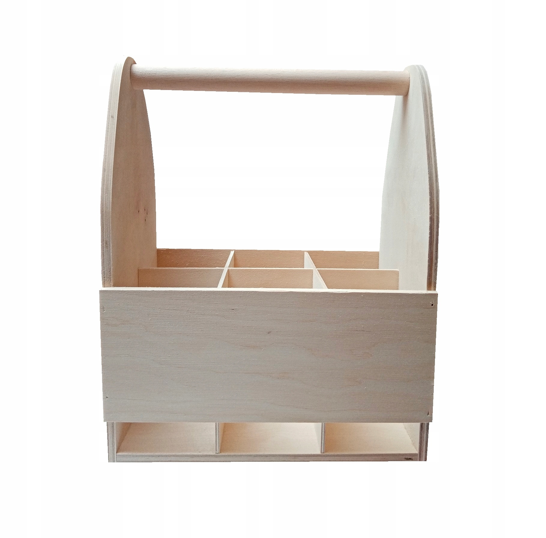 

Drewniane nosidło na alkohol, skrzynka sklejka 8mm