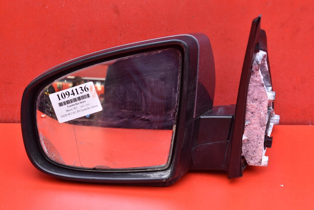 mirror left A52/7 SPACEGRAU METALLIC EU 7136887 BMW X5 E70 06-10 3 PIN