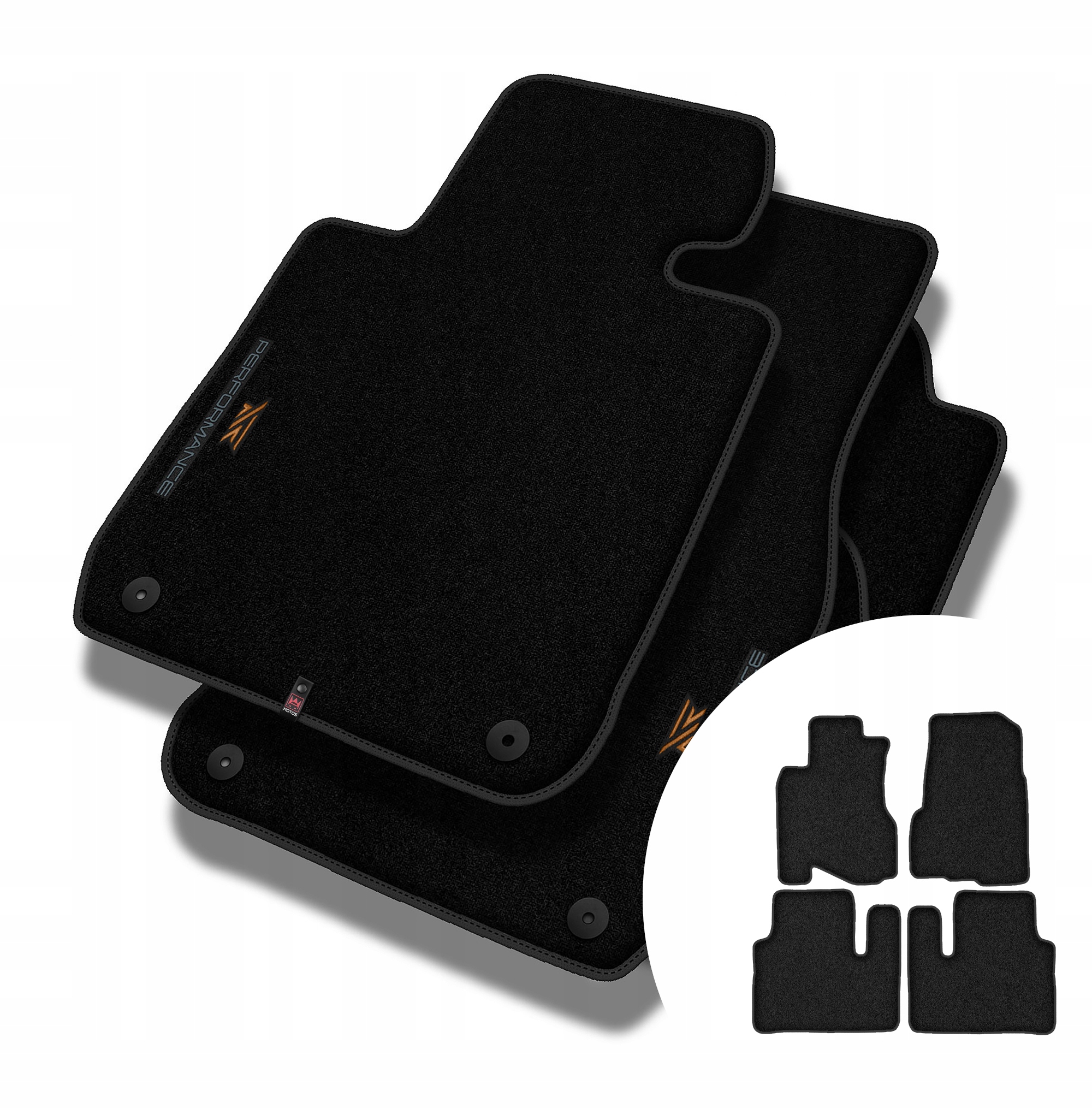 Velúrové koberčeky Performance Premium pre Honda Cr-v II 2002-2007
