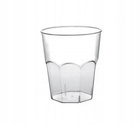 SZKLANKI PLASTIKOWE 220ml 50szt LUXOR SZKŁOPODOBNE