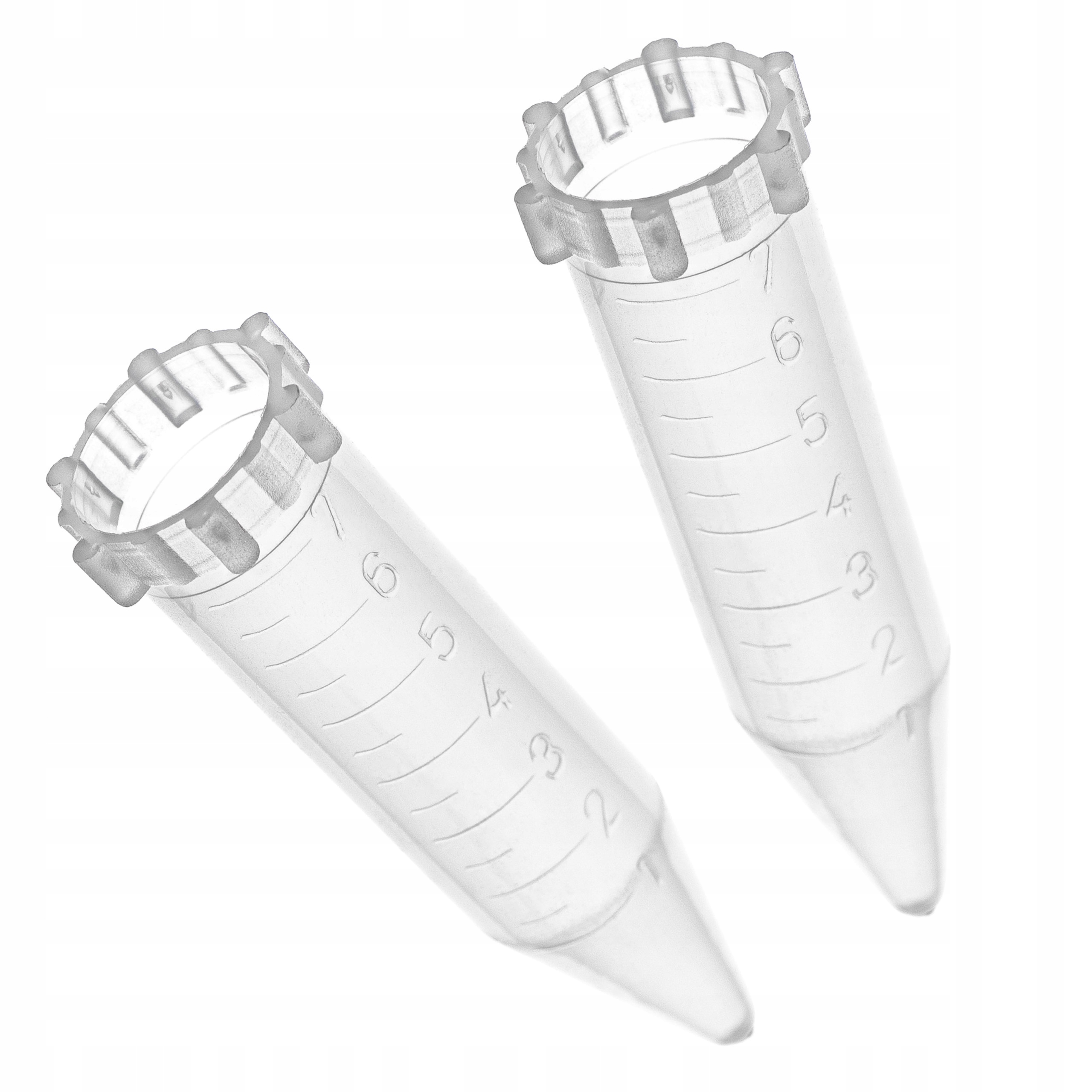 Probówki stożkowe 7 ml Pp 16 x 66 mm, z kołnierzem bez korka, 200 szt.