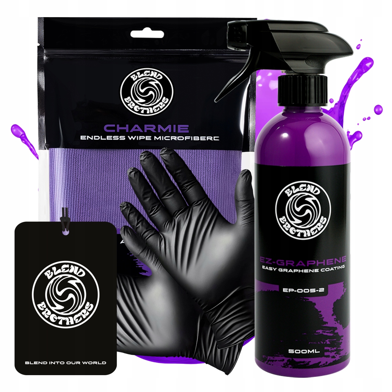 Grafenová vrstva Ez-graphene 500 ml mikrovlákno Charmie 40 x 40 cm