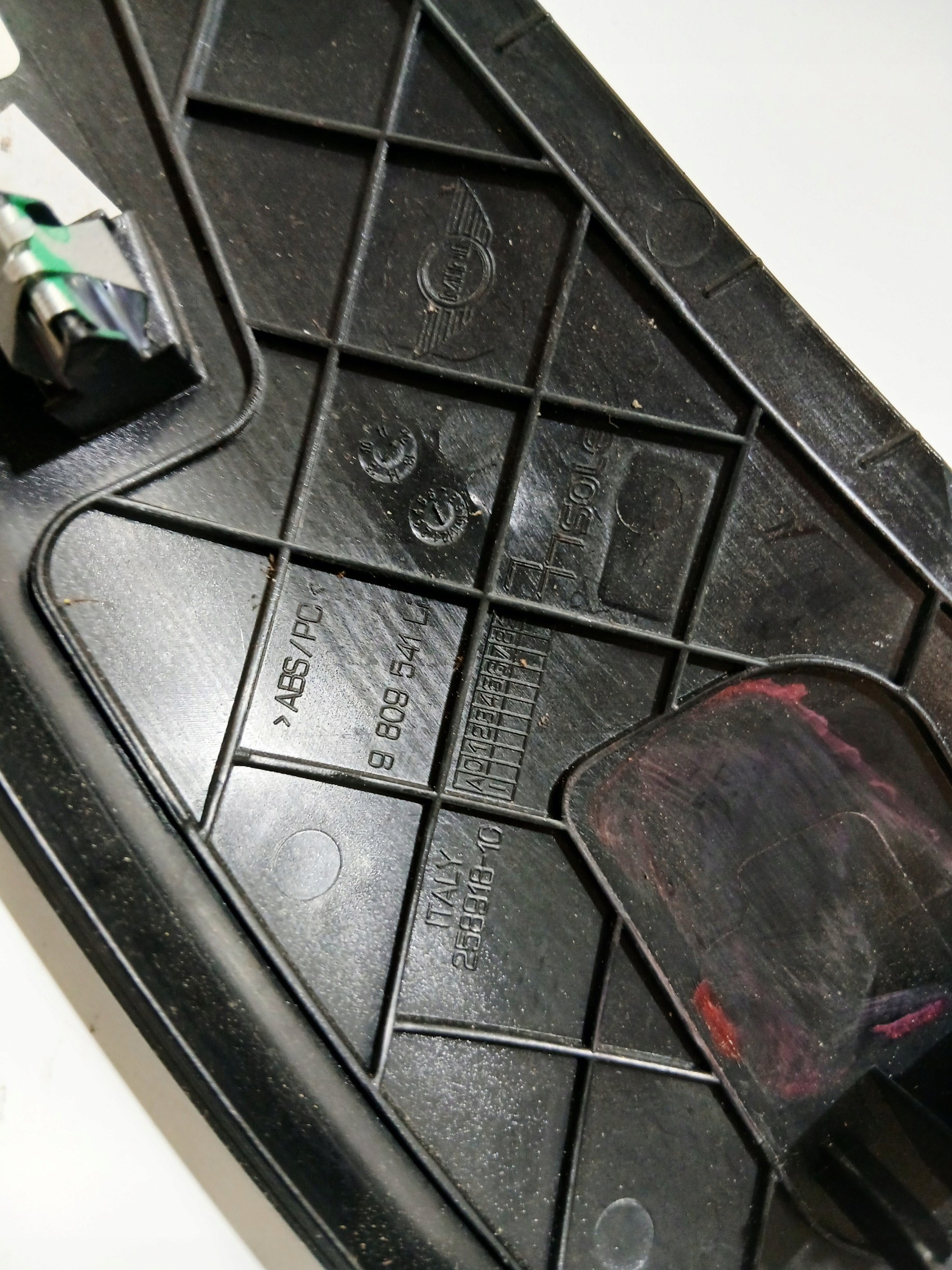 blende abdeckung DEKOR konsole MINI R60 9809541 B15