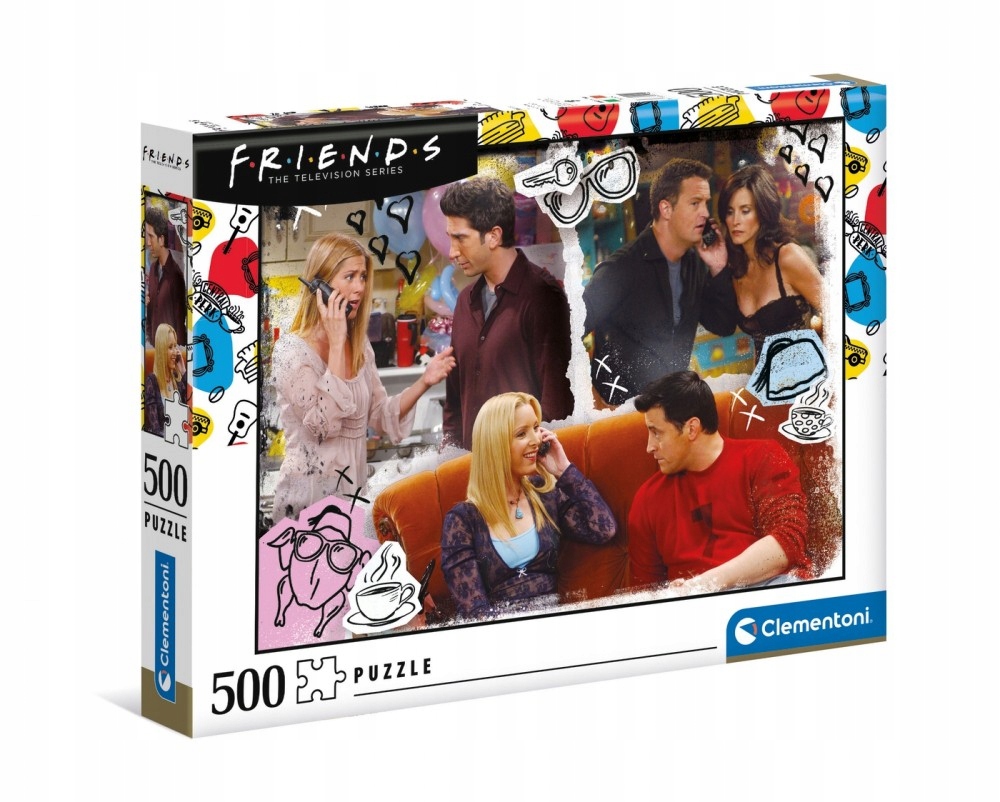 

Puzzle 500 Friends Przyjaciele Rachel Ross Chandle