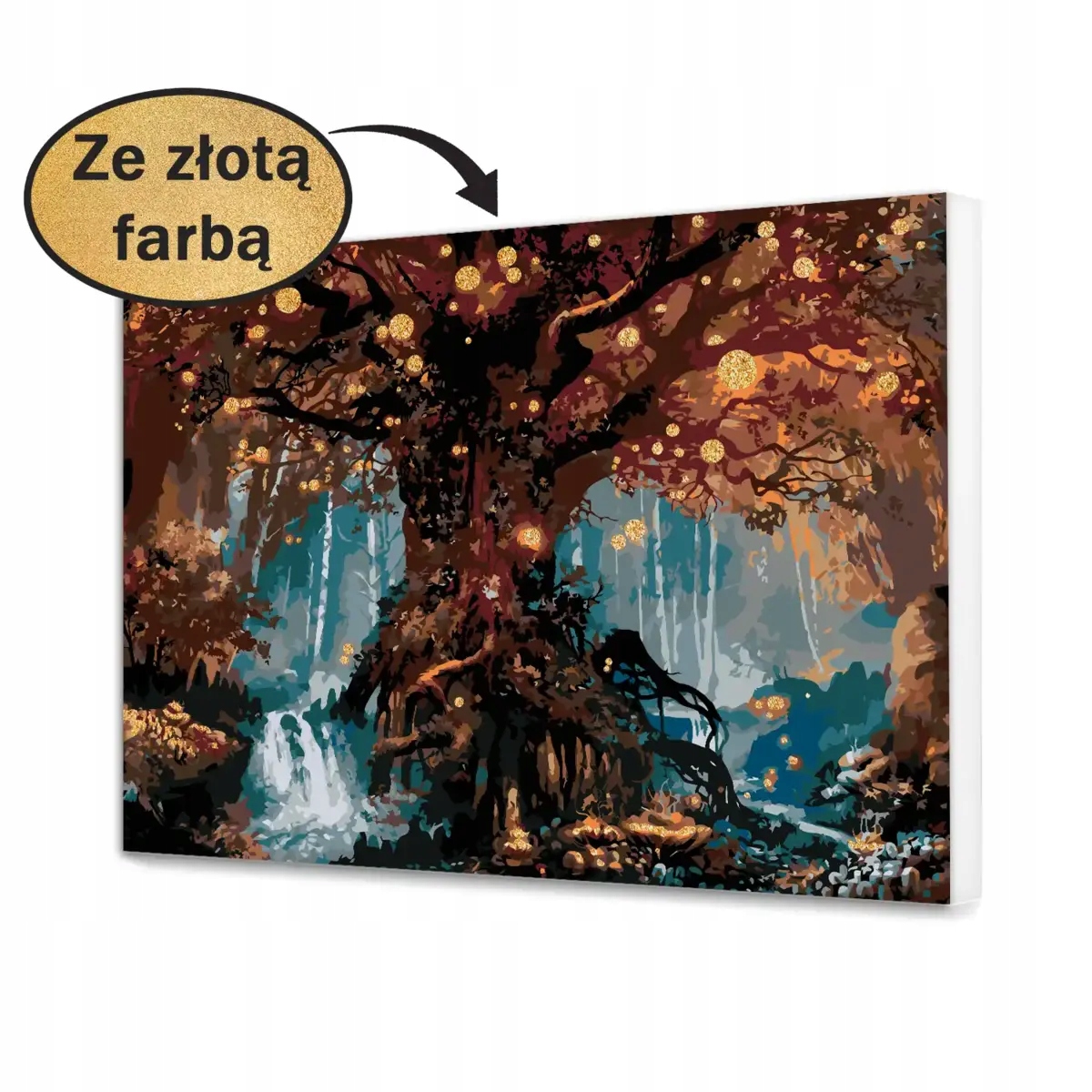 Obraz Kouzelný strom Sada na malování 80x100