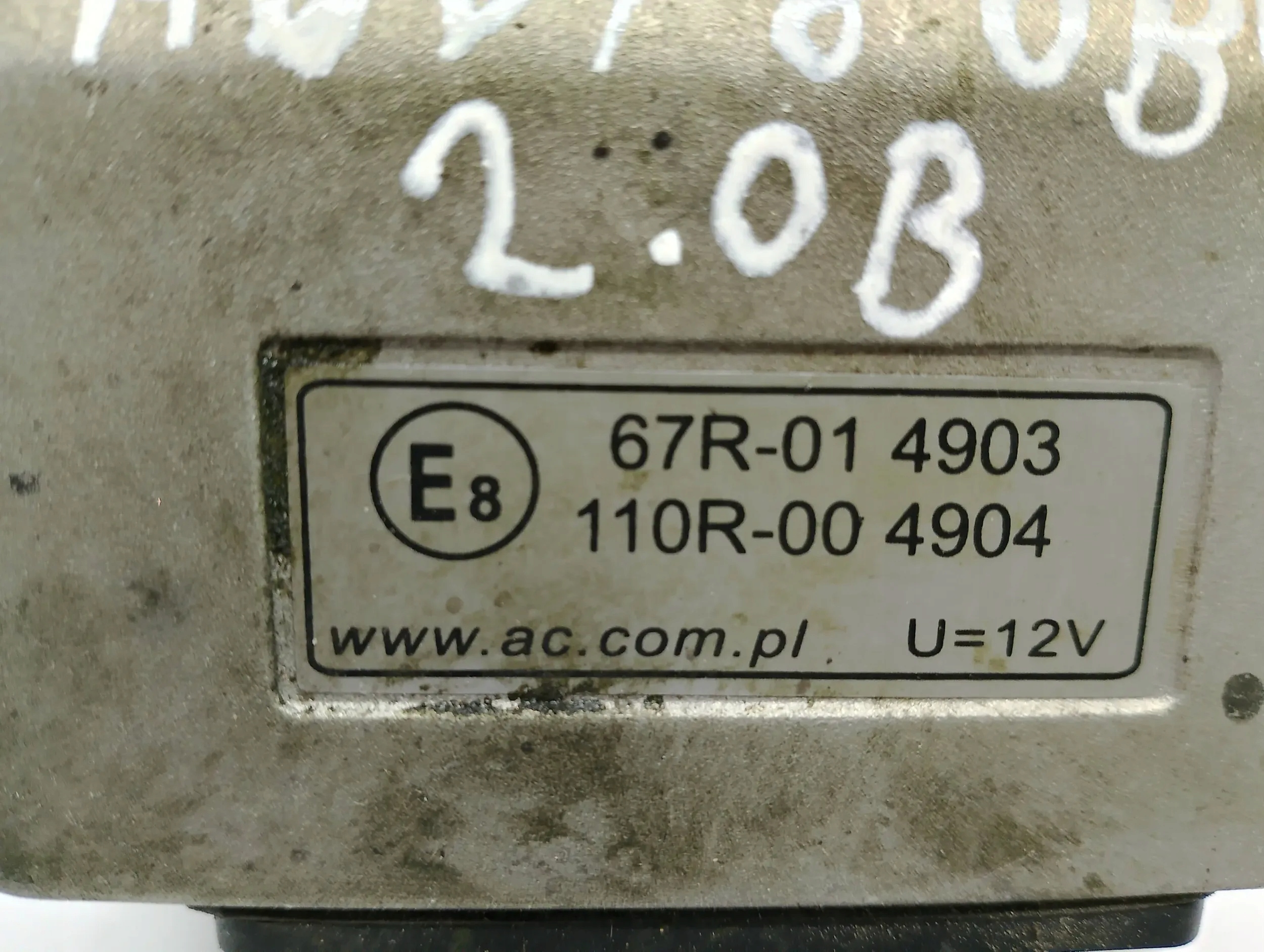 control unit gas LPG AUDI 80 B4 2.0B 110R004904