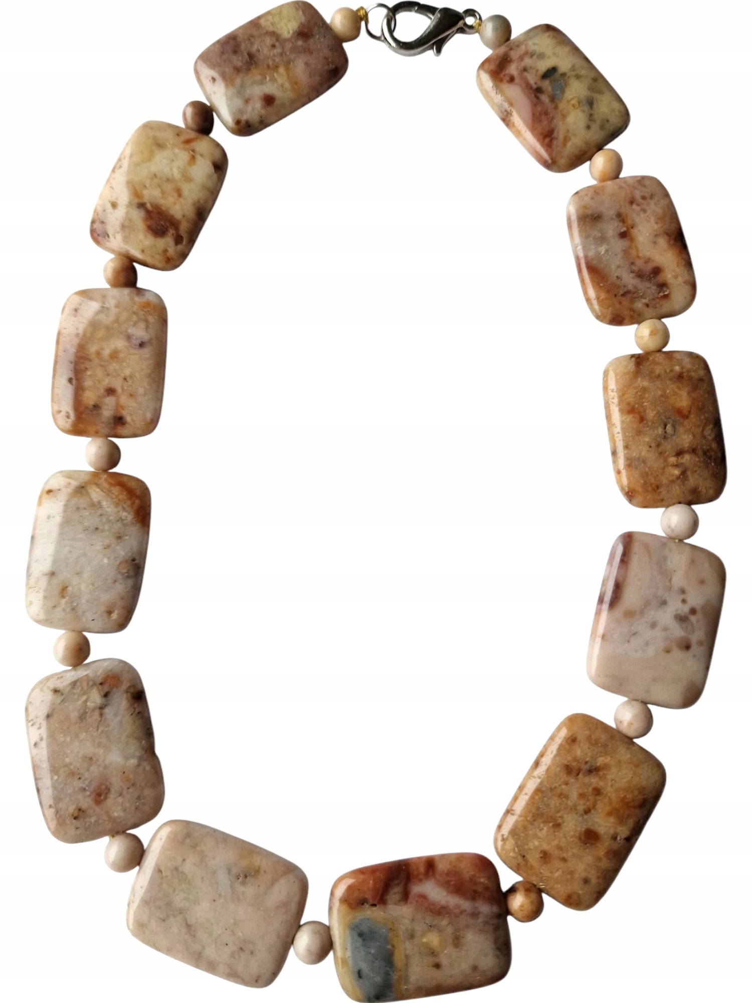 Jaspis Pouštní Náhrdelník Madagaskar Kreativita Zdraví Dobrá Aura