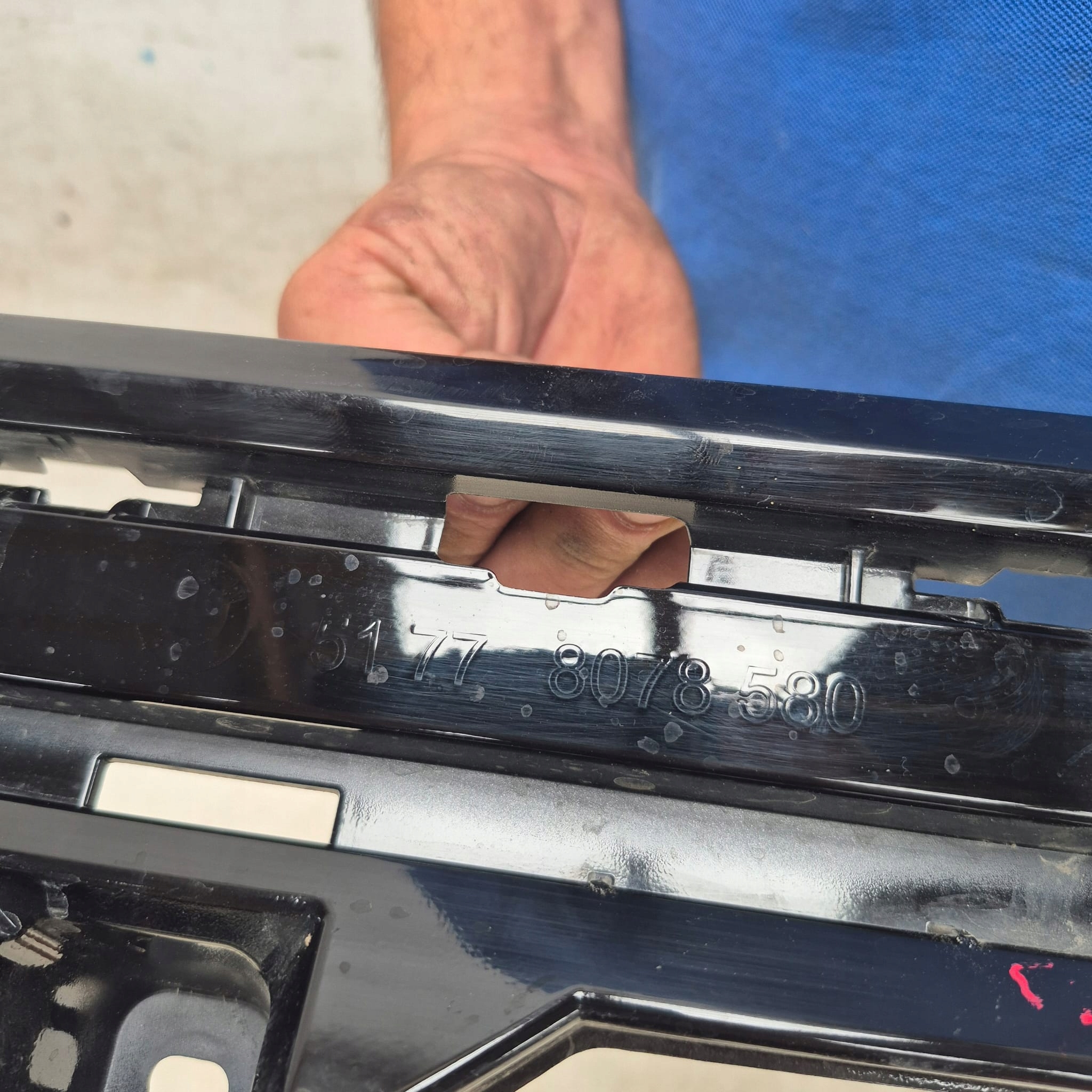 BMW 4 i4 G26 m-packet 21- moulding threshold right support