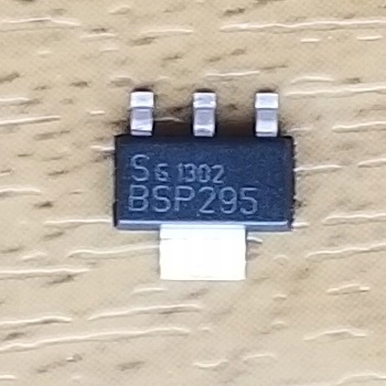 Tranzystor BSP295 Mosfet-n, 50V, 1,8A