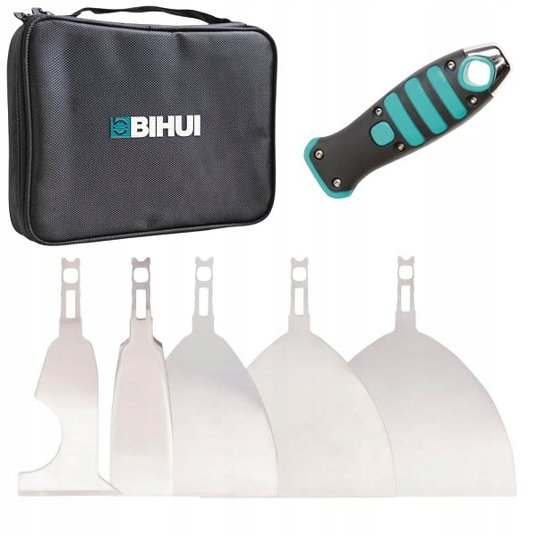 Bihui 6-DÍLNÁ Sada Vyměnitelných Špachtlí S Úchytem Taška