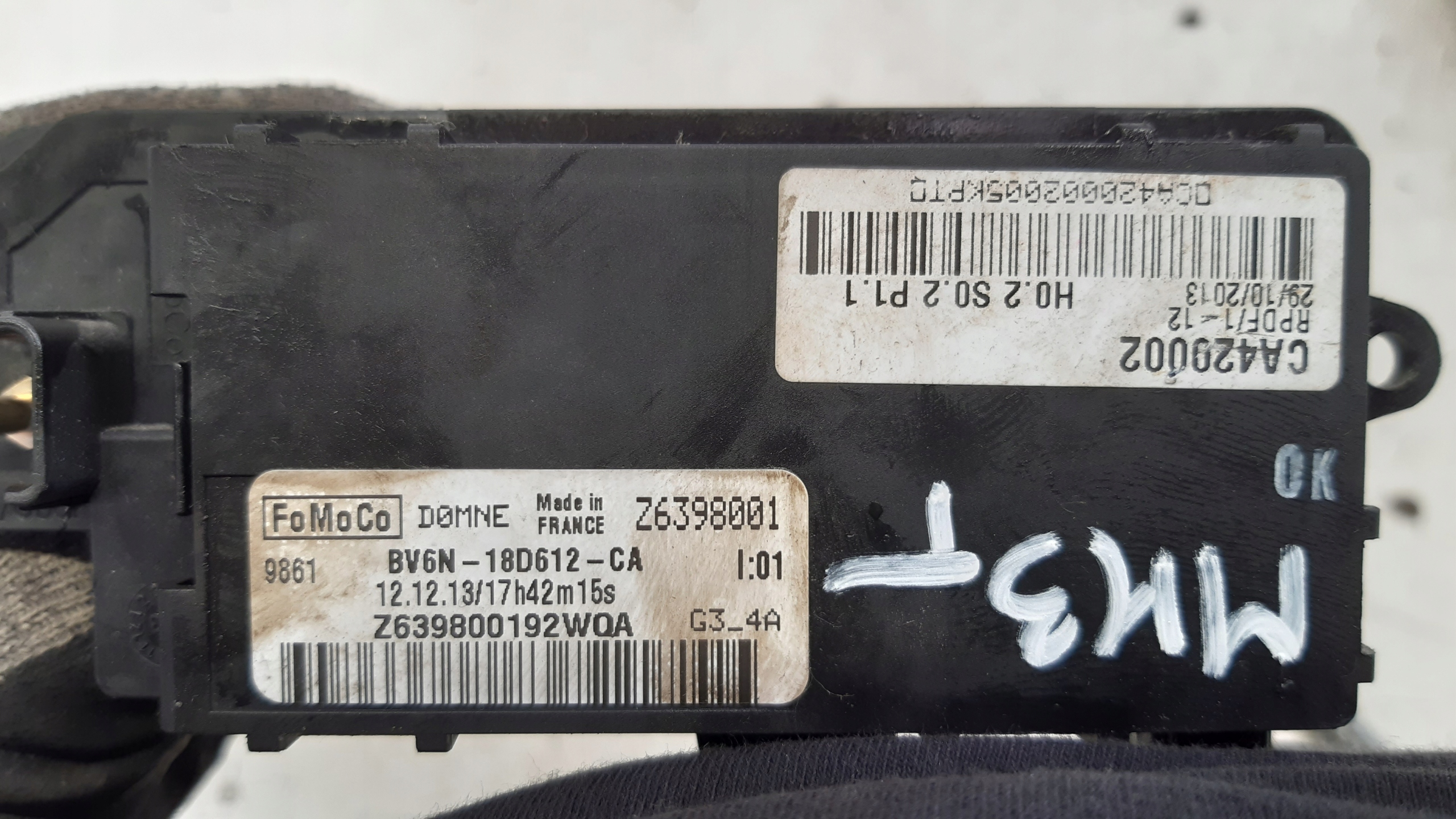 Nagrzewniczka electrical BV6N18D612CA Ford Focus MK3