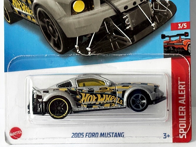 Hot Wheels 2005 Ford Mustang 2022 SPOILER ALERT 3/5 146/250 Grey - View #9