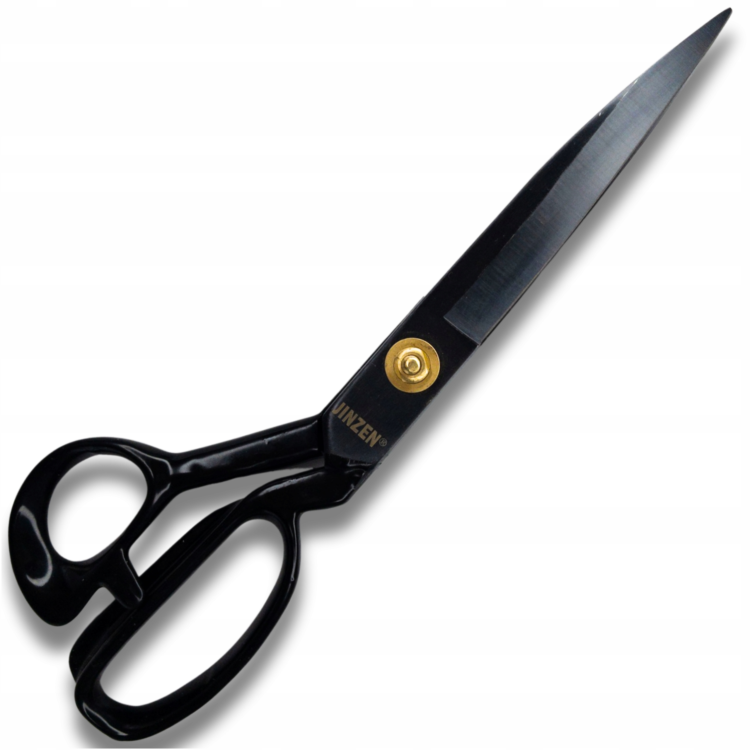 Krejčovské nůžky univerzální teflonové Jinzen 28cm 11 palců černé