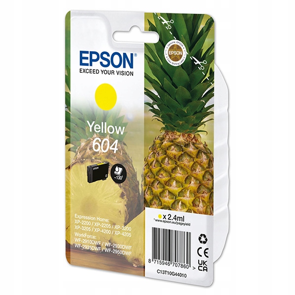 Tusz Epson 604 C13T10G44010 żółty (żółty)