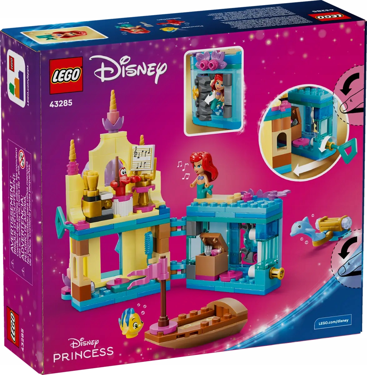 43285 Lego Disney Arielčin kouzelný minipalác
