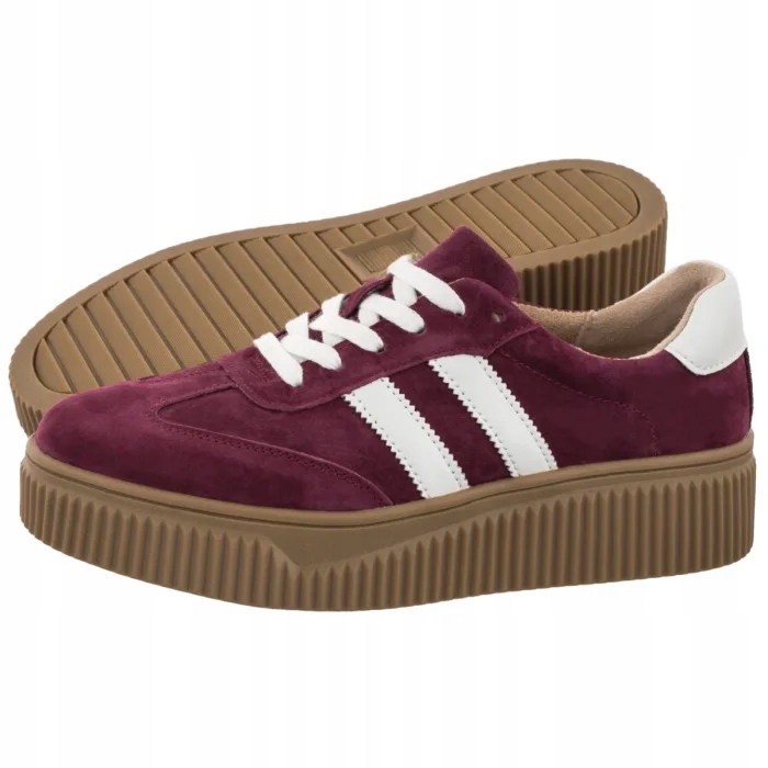 Dámské boty Sportovní obuv Tenisky Filippo Bordové DP6776/26 Bg