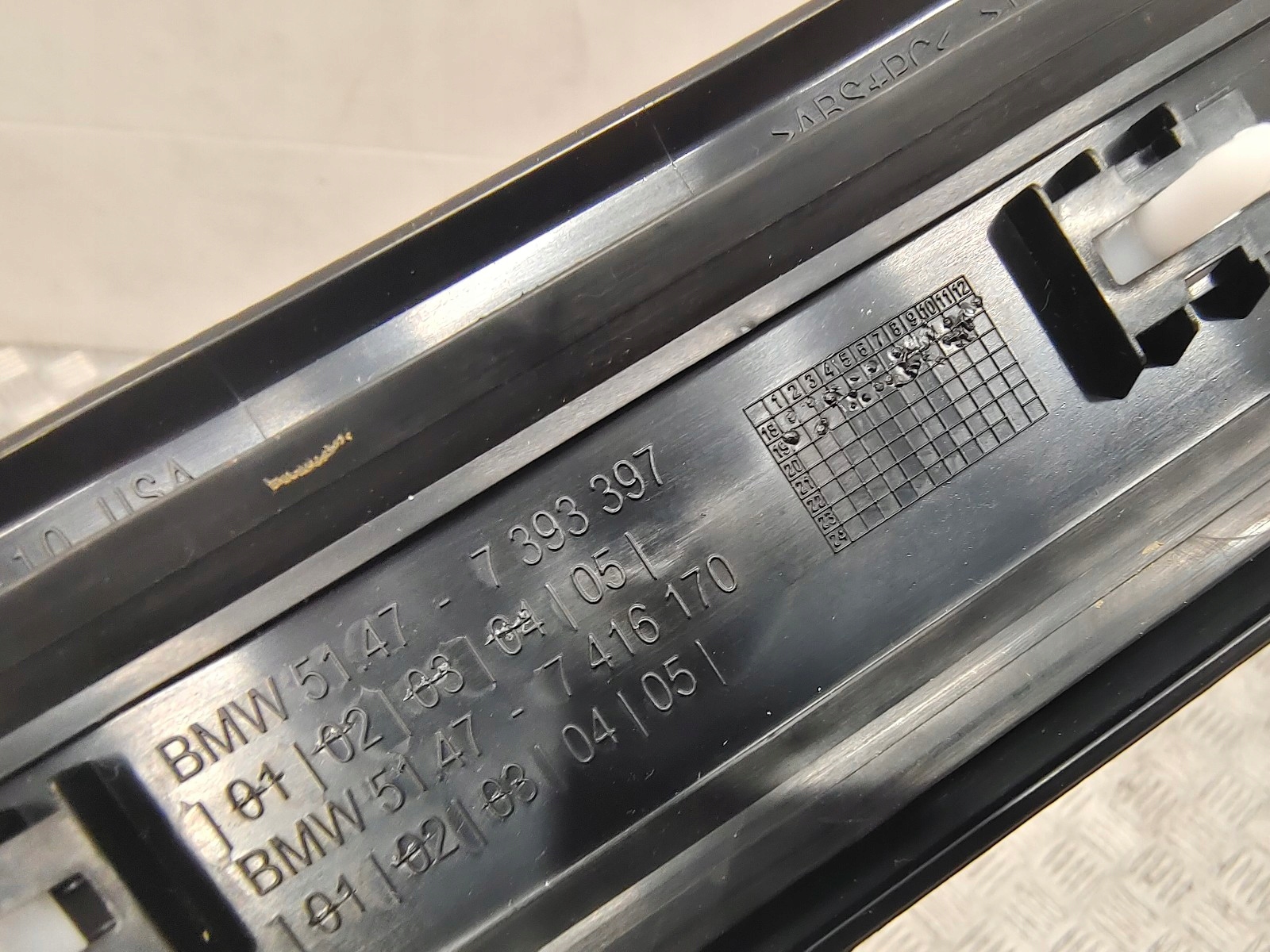 BMW G01 moulding cap threshold front 7393397