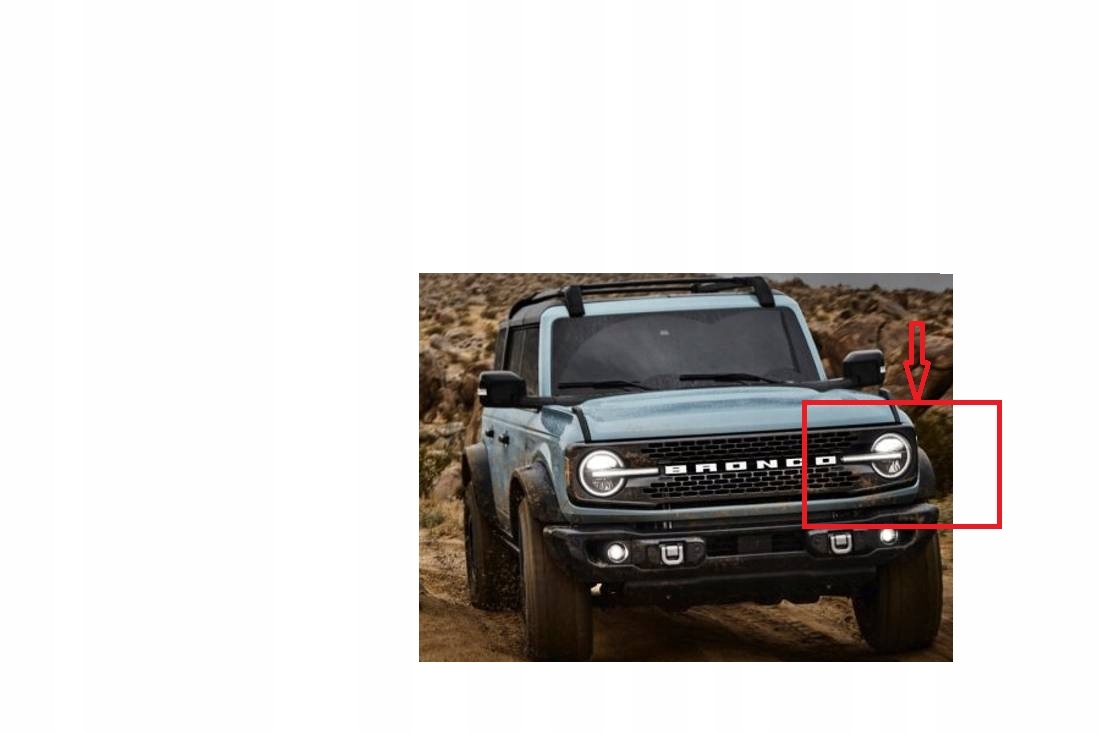 LAMPA PRZÓD FORD BRONCO LEWA LED 2022r=> NOWA