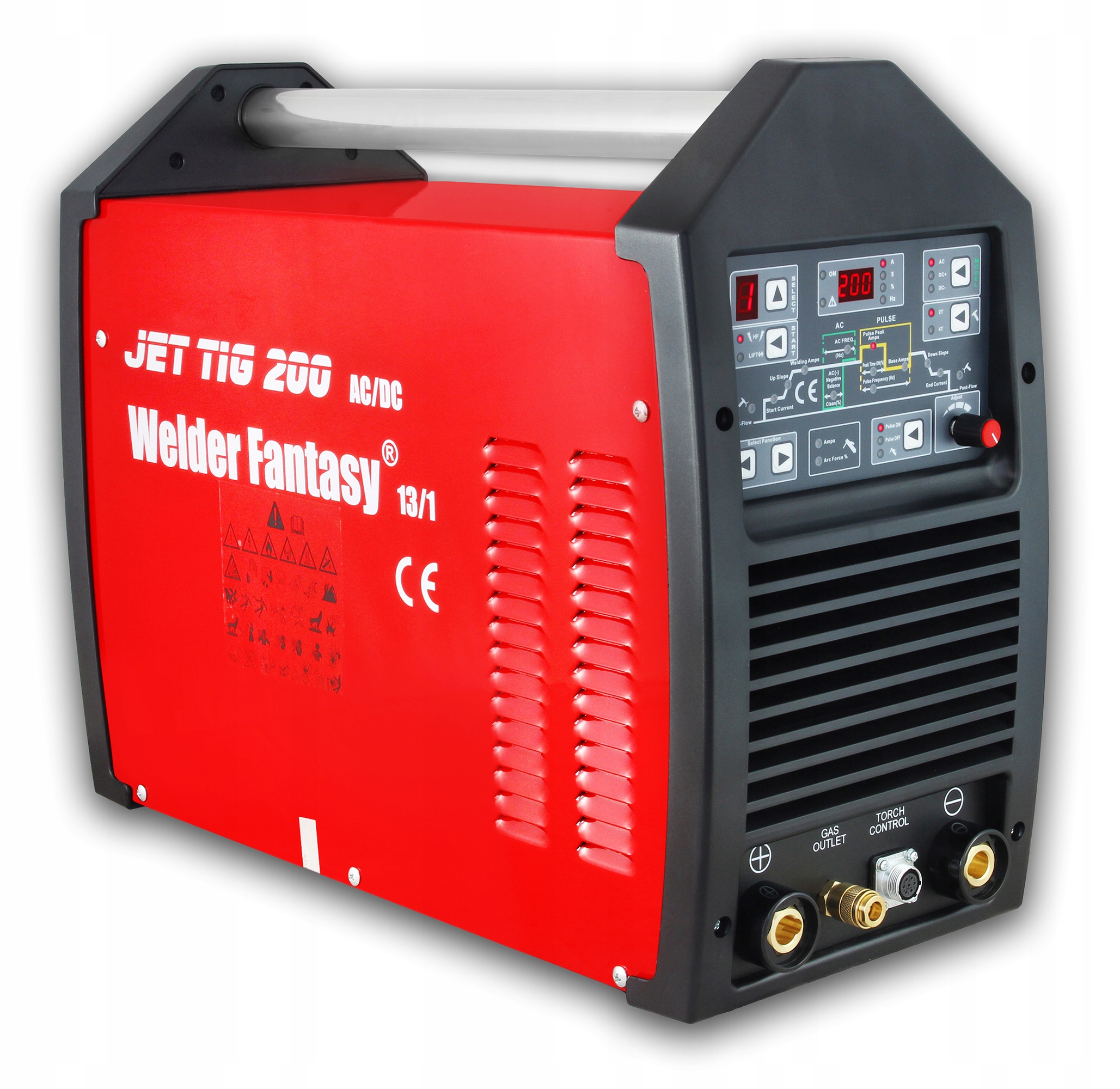 SPAWARKA INWERTEROWA JET I 200 TIG ACDC MMA PULS ALUMINIUM ZESTAW Marka Welder Fantasy