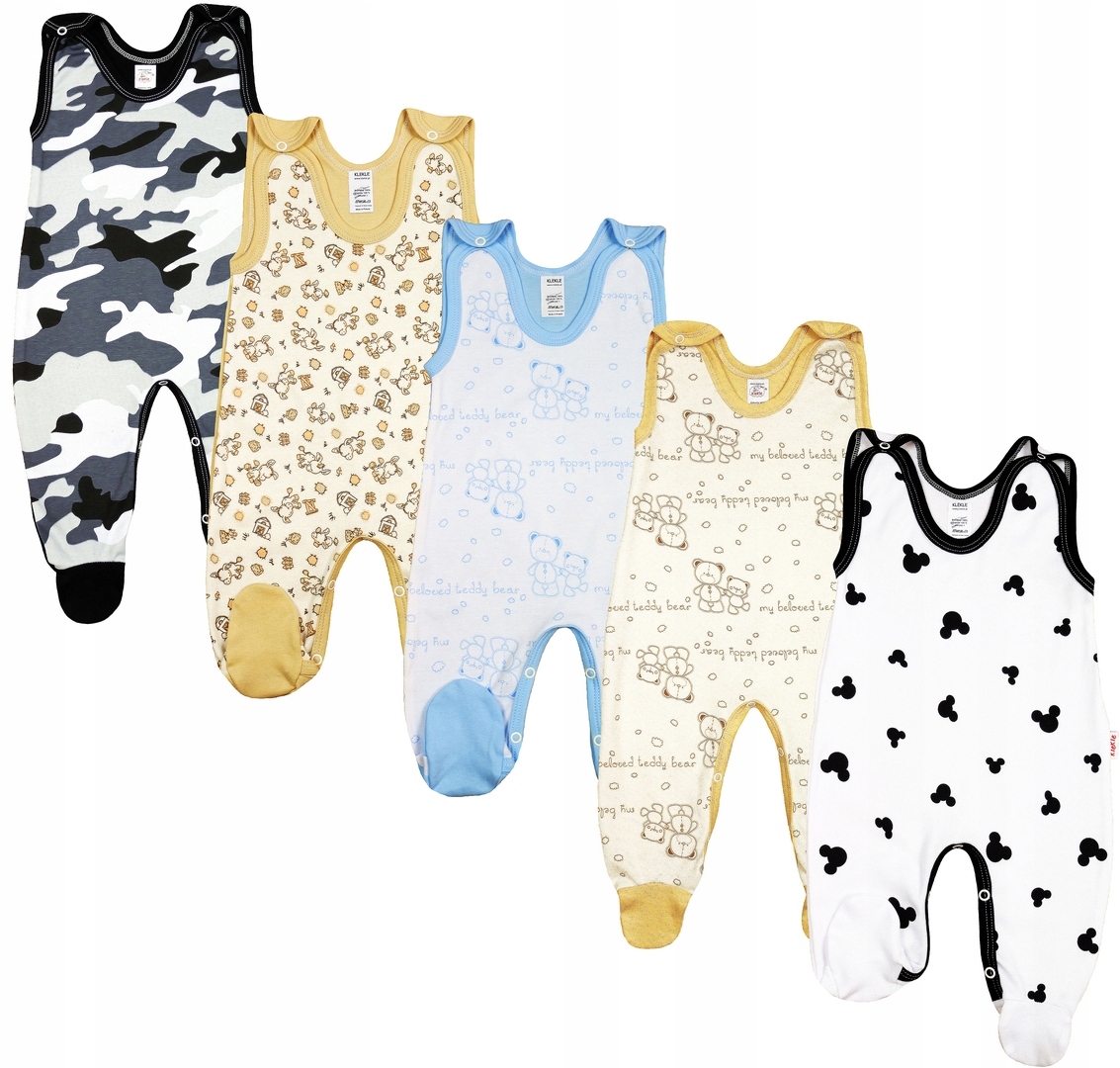 

Śpiochy Śpioszki Rozpinane 5 Pak Ch 62 Klekle