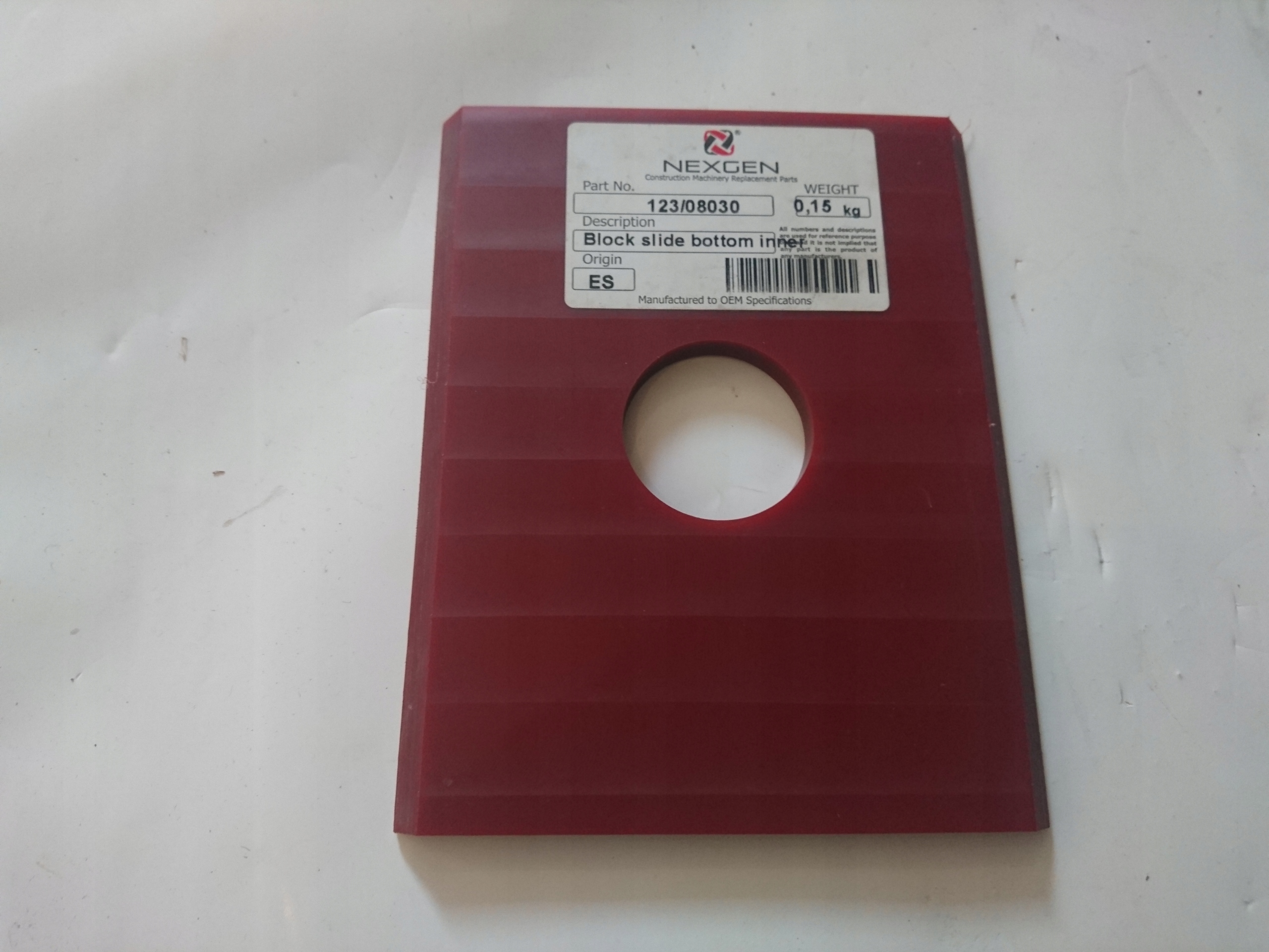 Слайд тележки JCB 3CX 4CX 123/08030