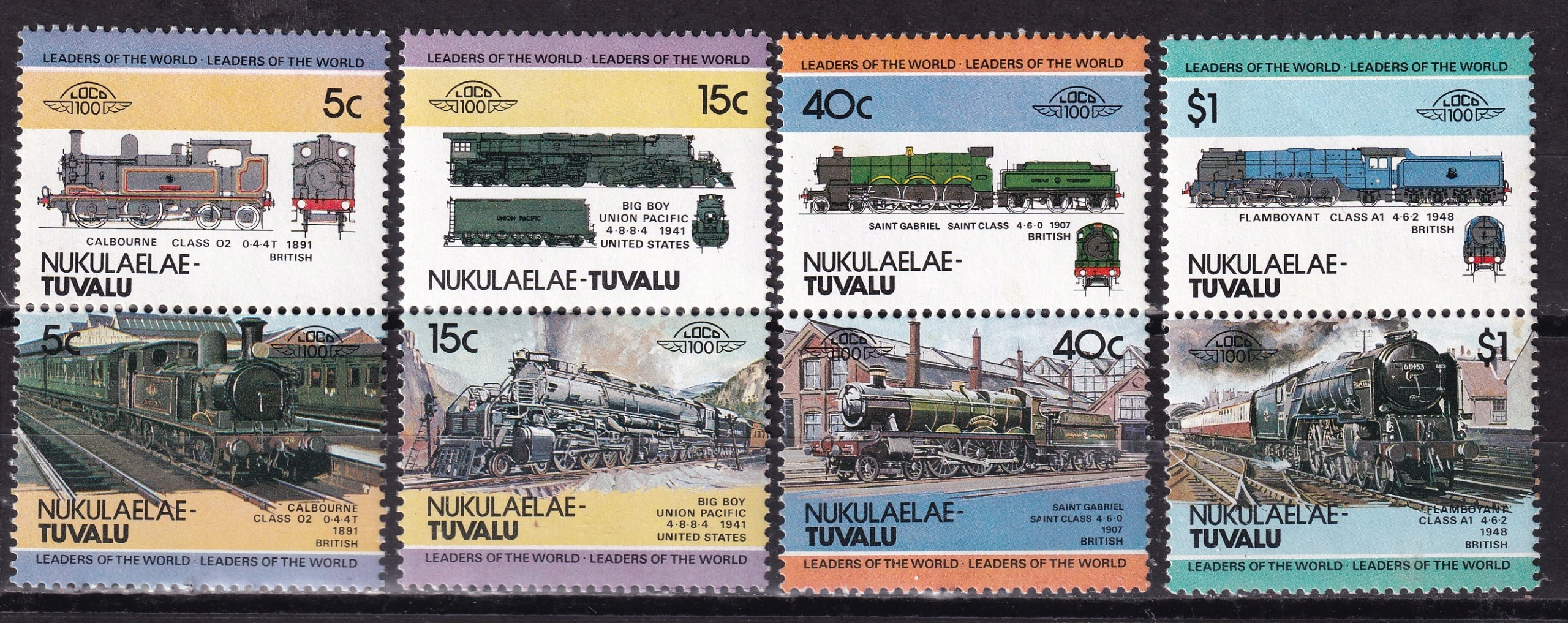 Tuvalu 1984 ** cena 6,50 zł kat.5€ - kolej