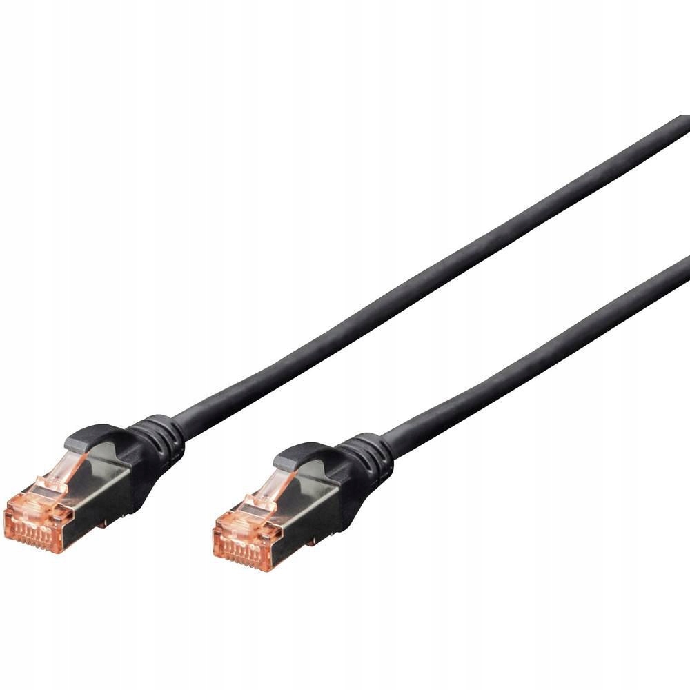 Digitus 2m Cat6 S-FTP kabel sieciowy S/FTP (S-STP) Czarny