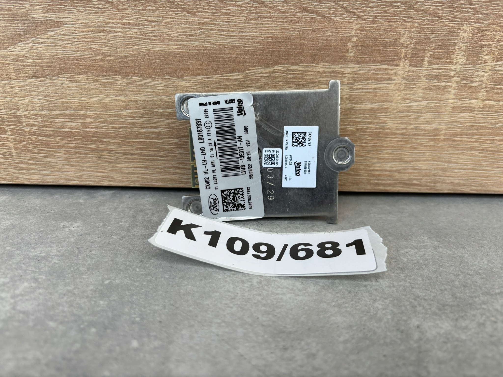 FORD KUGA MK3 control unit module DO lights LED LV4B-13E017-AN K109/681