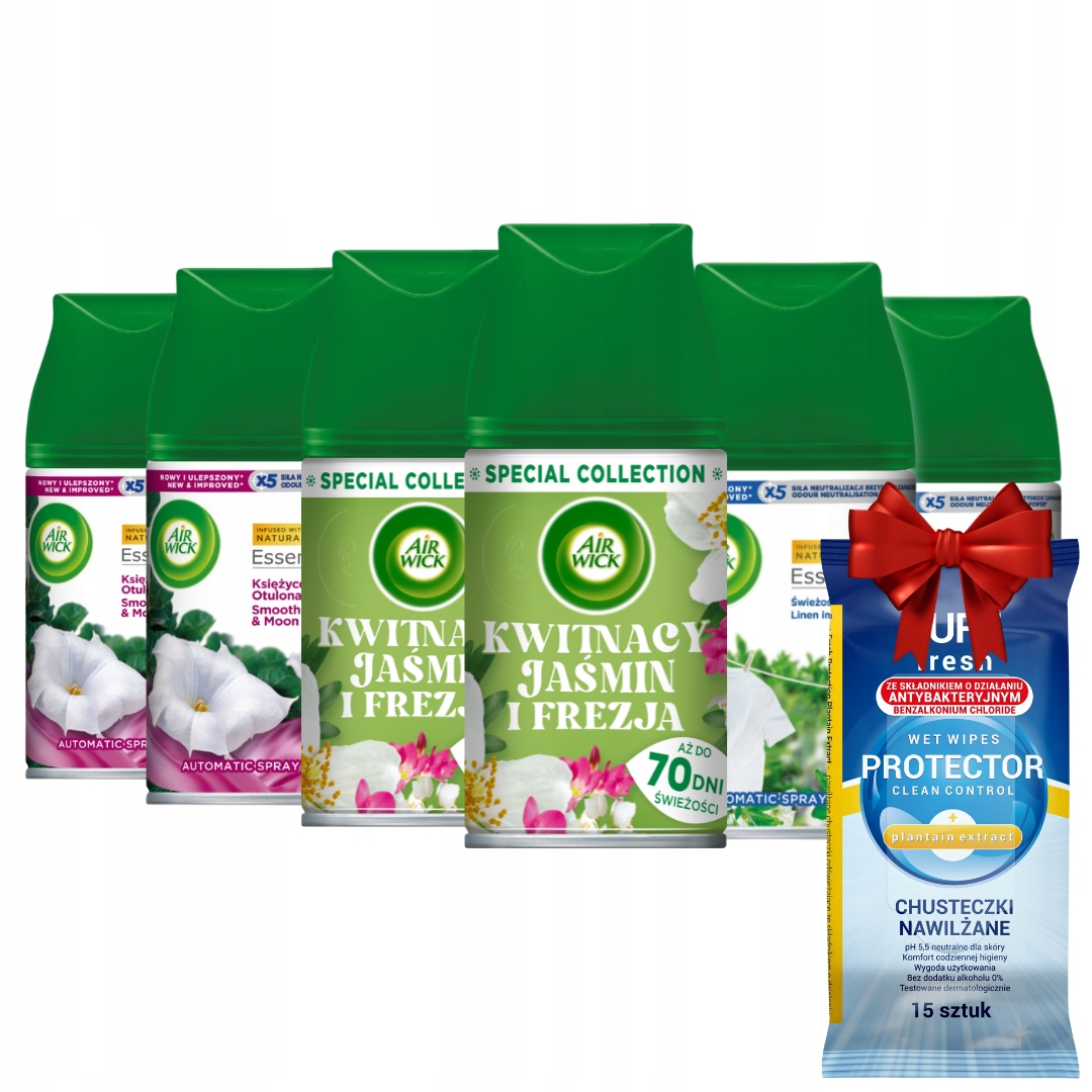 Air Wick Osvěžovač vzduchu MIX 250 ml x6 Dárek