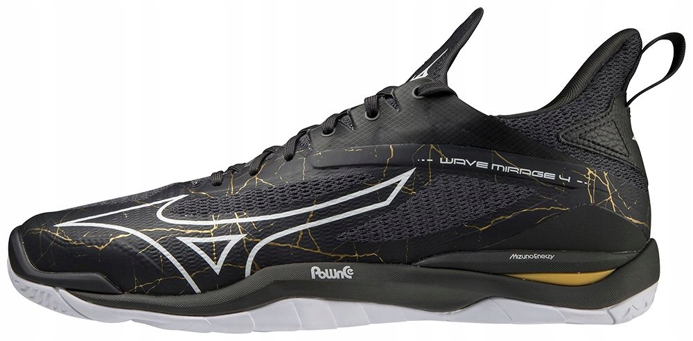 Mizuno Wave Mirage 4 BlkOyster Wht MPGold 51.0 15.0