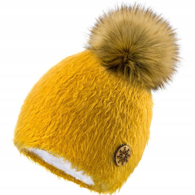 

Zimowa Czapka Ciepła z pomponem Woolk Adele