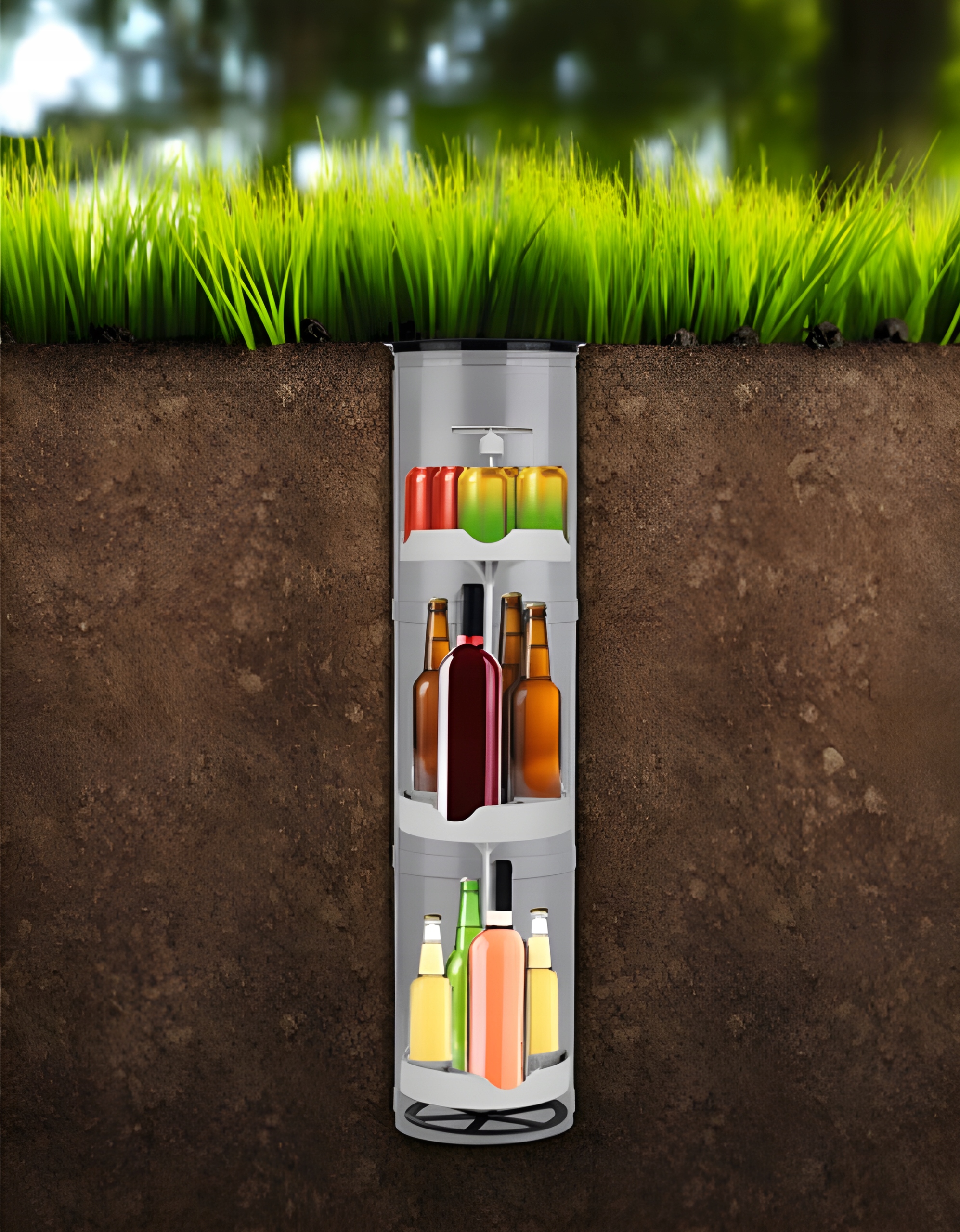 LODÓWKA PODZIEMNA SCHOWEK NA NAPOJE PIWO COOLER BAREK OGRODOWY 15 BUTELEK Kod producenta 4052926061074