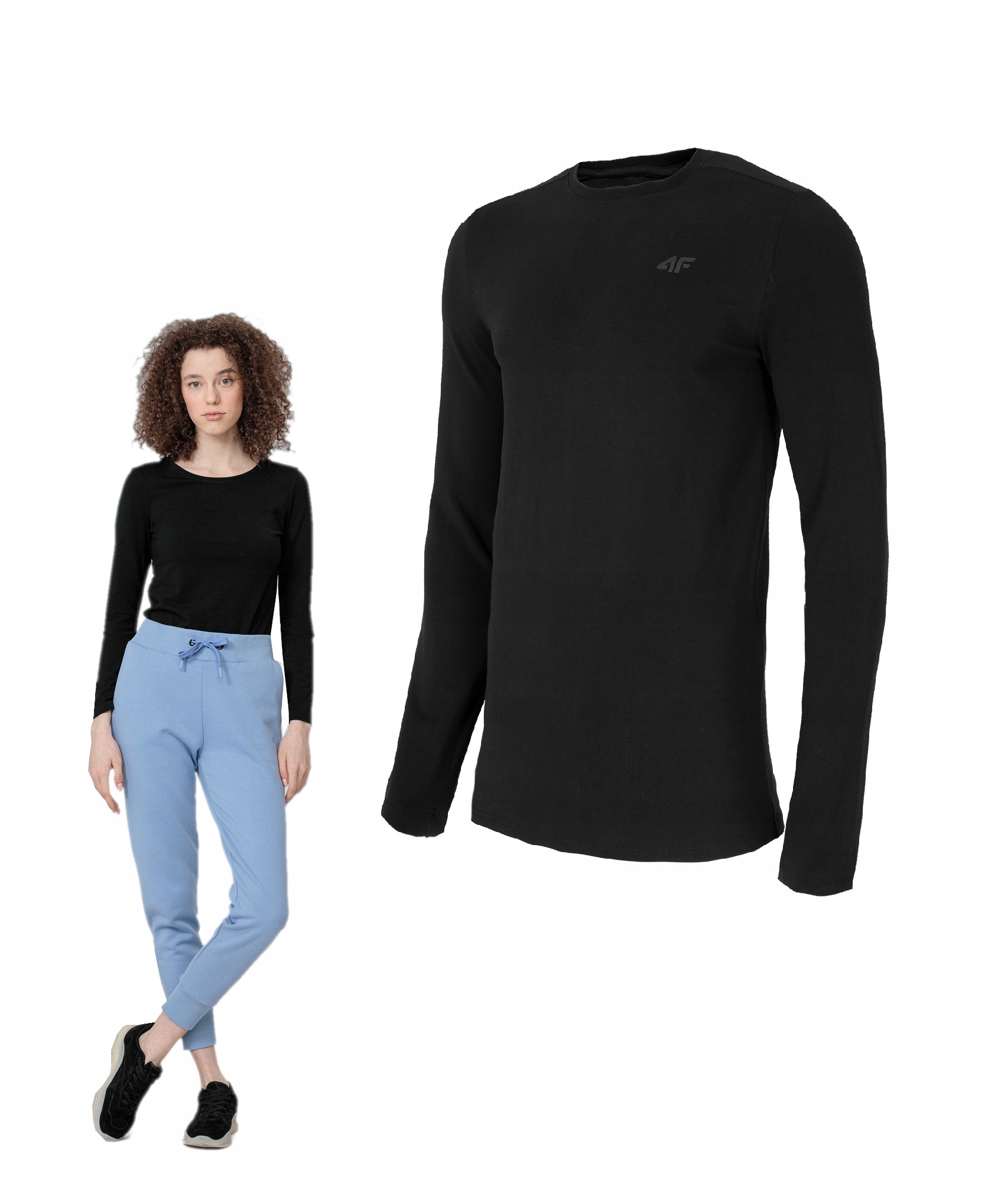 

4F Koszulka Damska Longsleeve TSDL350 Czarna XXL