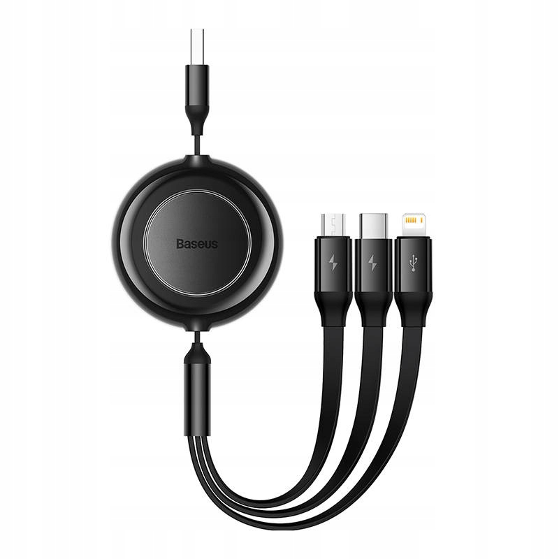 

Kabel Usb 3W1 Baseus Micro Lightning Usb-c 1.1M