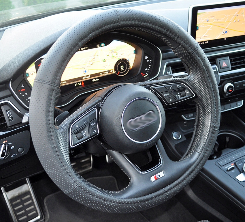 SKÓRZANA NAKŁADKA POKROWIEC NA KIEROWNICĘ NATURALNA SKÓRA PERFOROWANA 37-39 Producent Multi-Experts