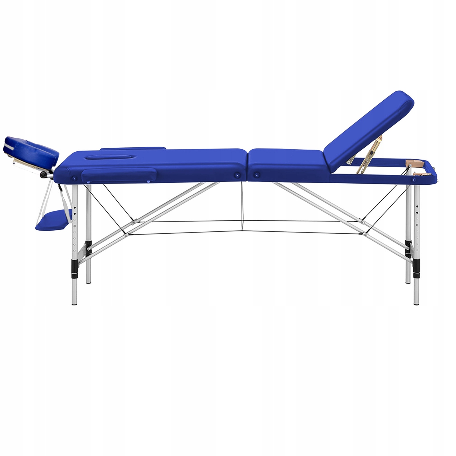 Стіл розкладний АЛЮМІНІЙ ліжко 3-СЕГ НЕТІ 01 для масажної косметики + сумка Матеріал каркаса алюміній