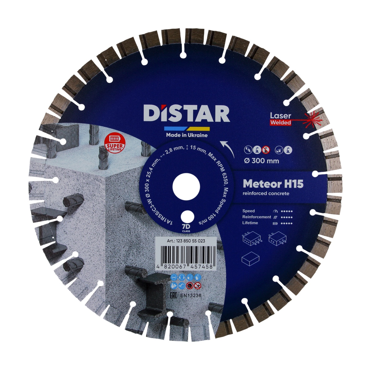Diamantový Kotouč Beton 300x15x25,4-42 Meteor H15