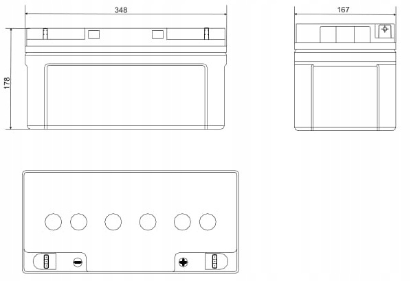 AKUMULATOR BATERIA AGM VRLA ALARMTEC BP 65Ah 12V BP65 BP65-12 ZASILACZ UPS Marka Alarmtec