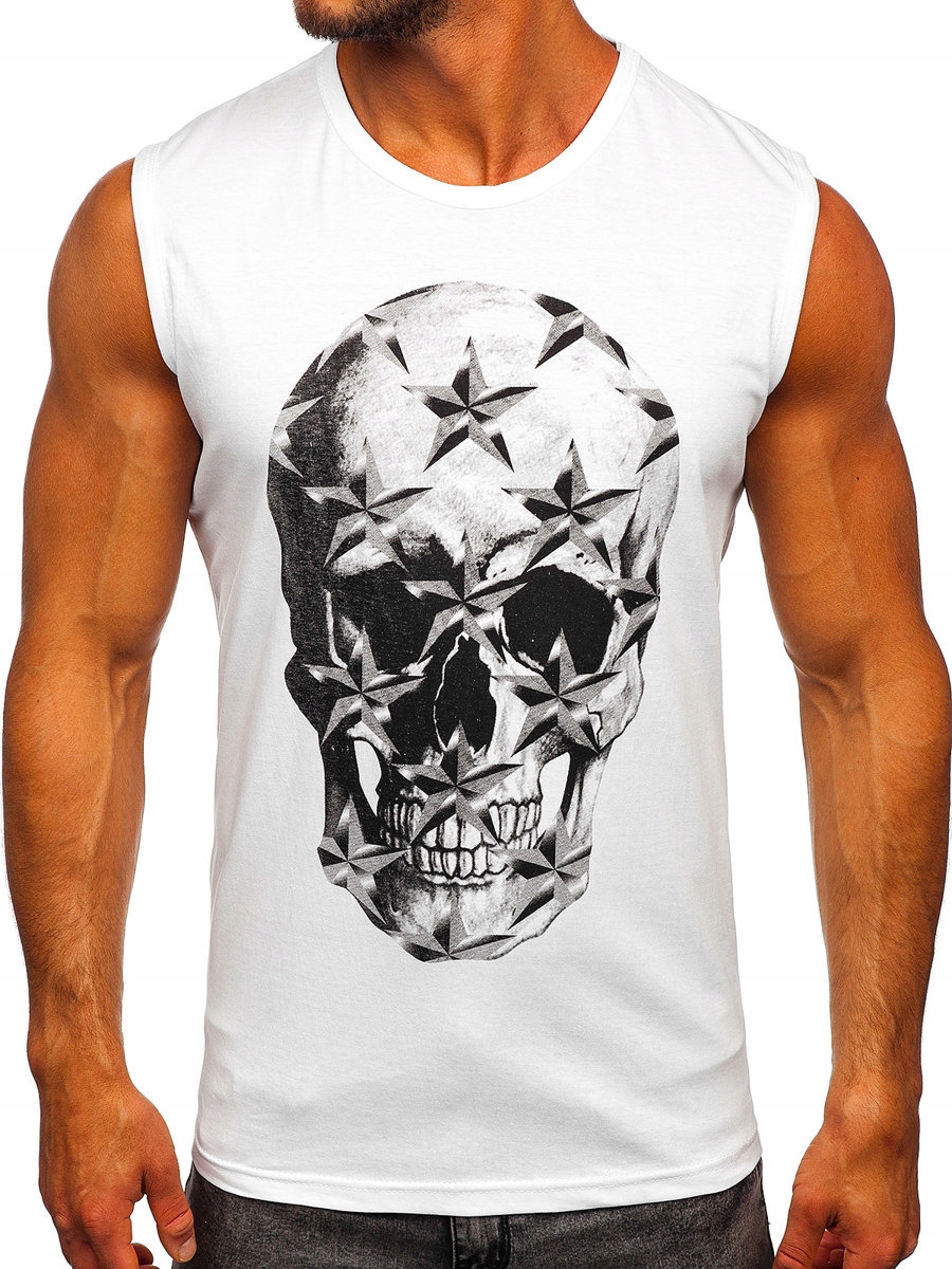 

Koszulka Tank Top Męska Biała 14817 Rozmiar_l