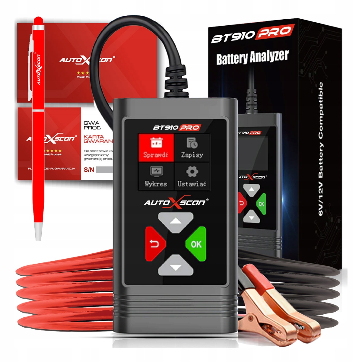 Tester akumulátorov BT910 Pro