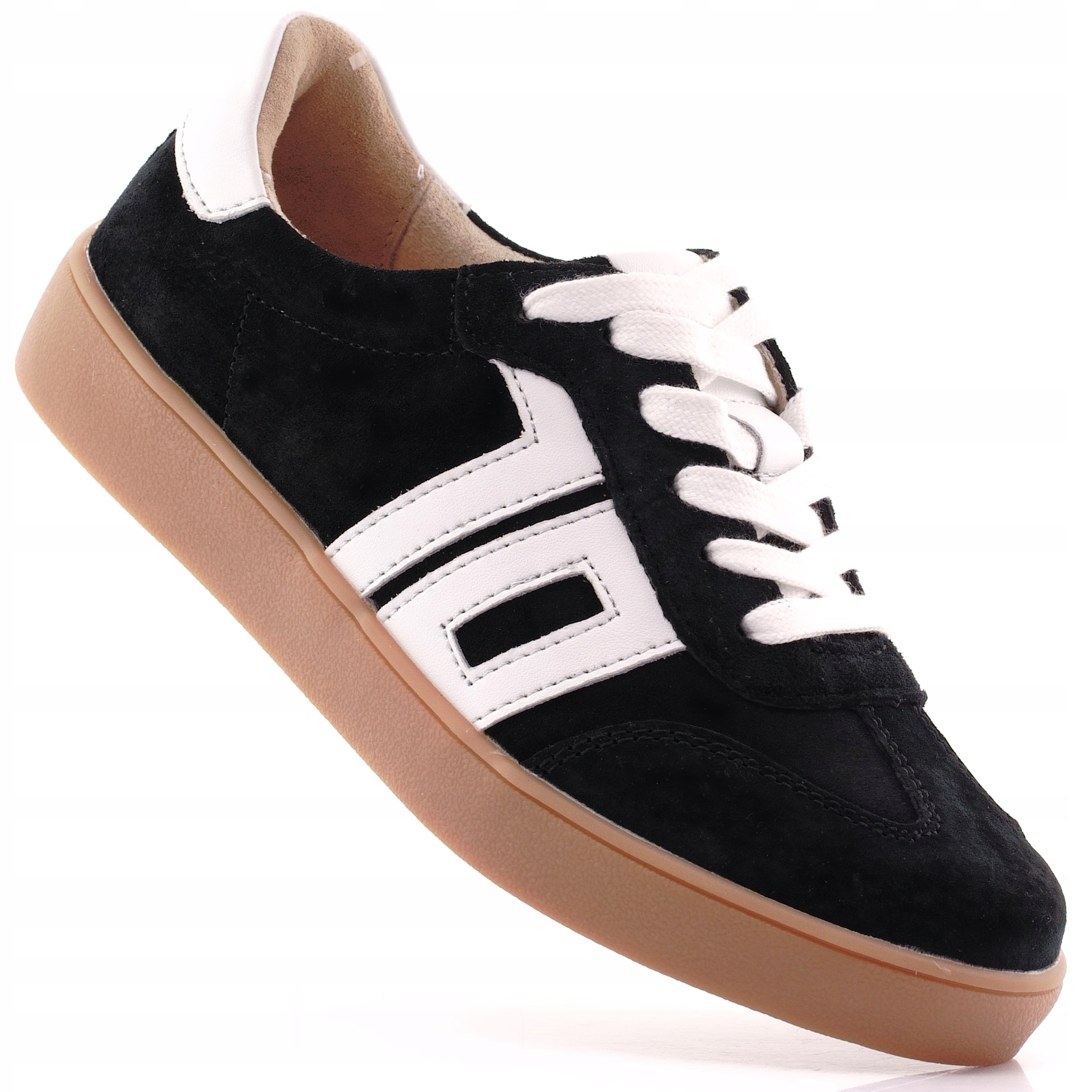 Vinceza Buty Damskie Sportowe Sneakersy Skórzane Tenisówki Trampki 79517 38