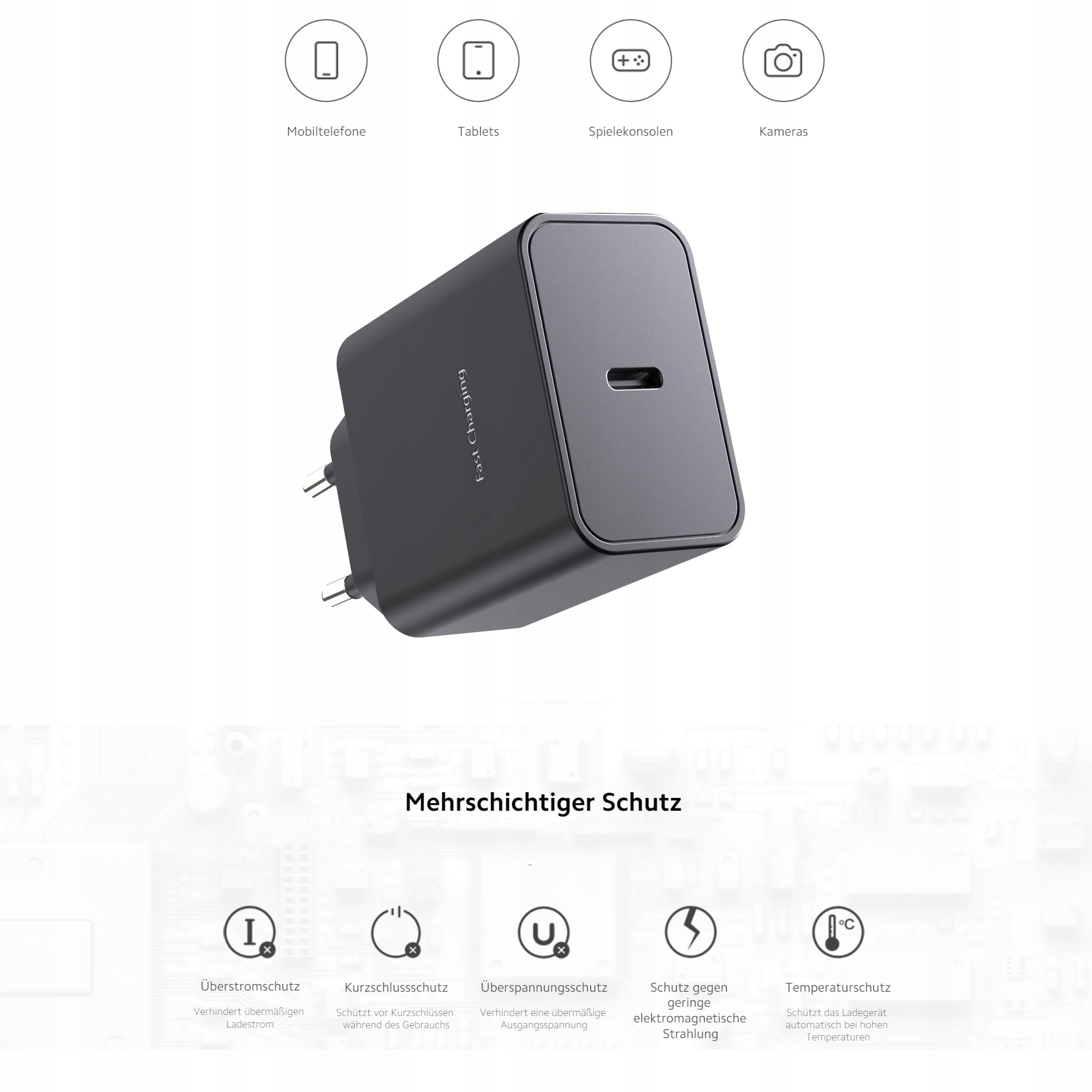 Telefonowa Szybka Ładowarka USB C 15W Z Kablem Do Galaxy Tab A9 A9+ A55 A54 — miniatura 3